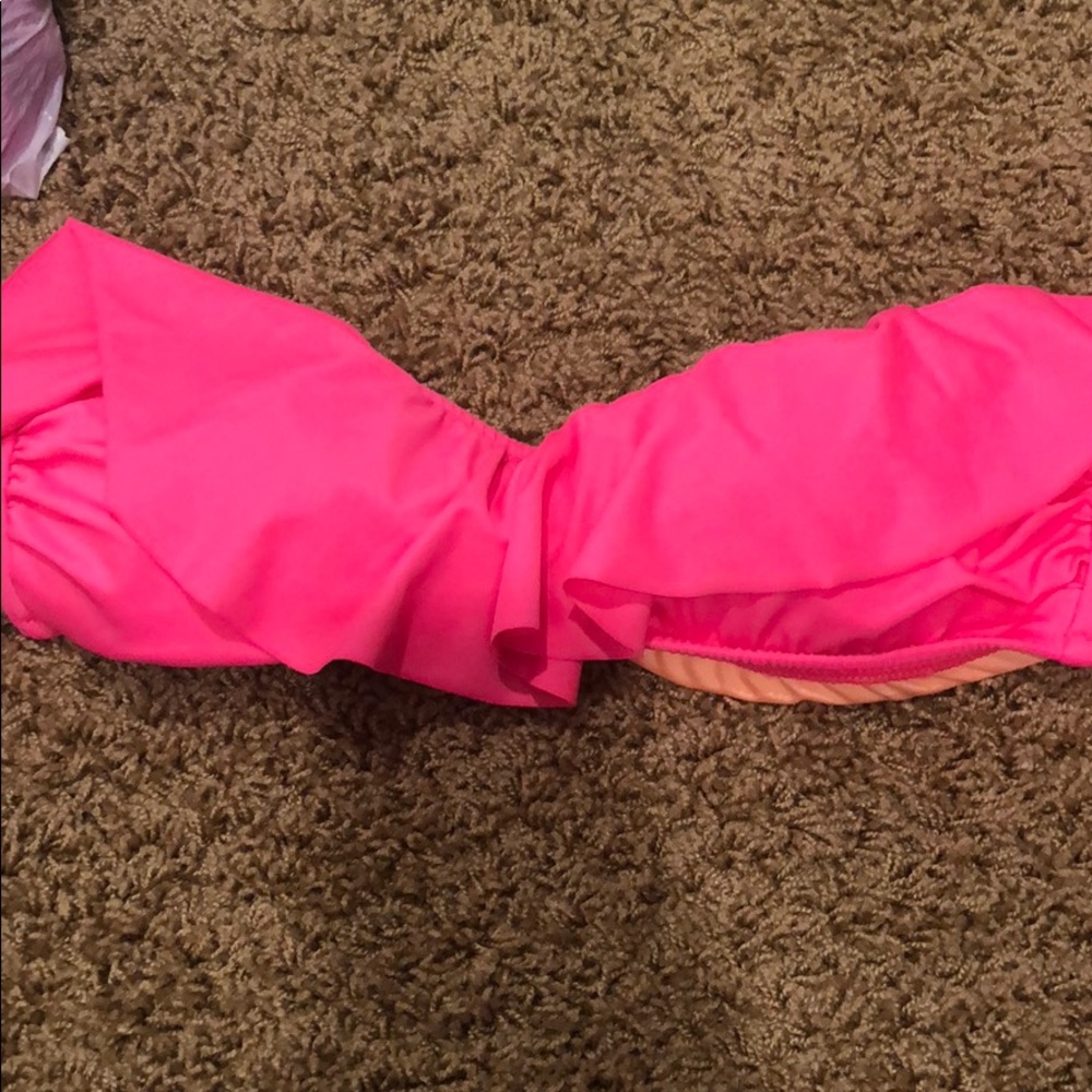Victoria secret pink bandeau swim top